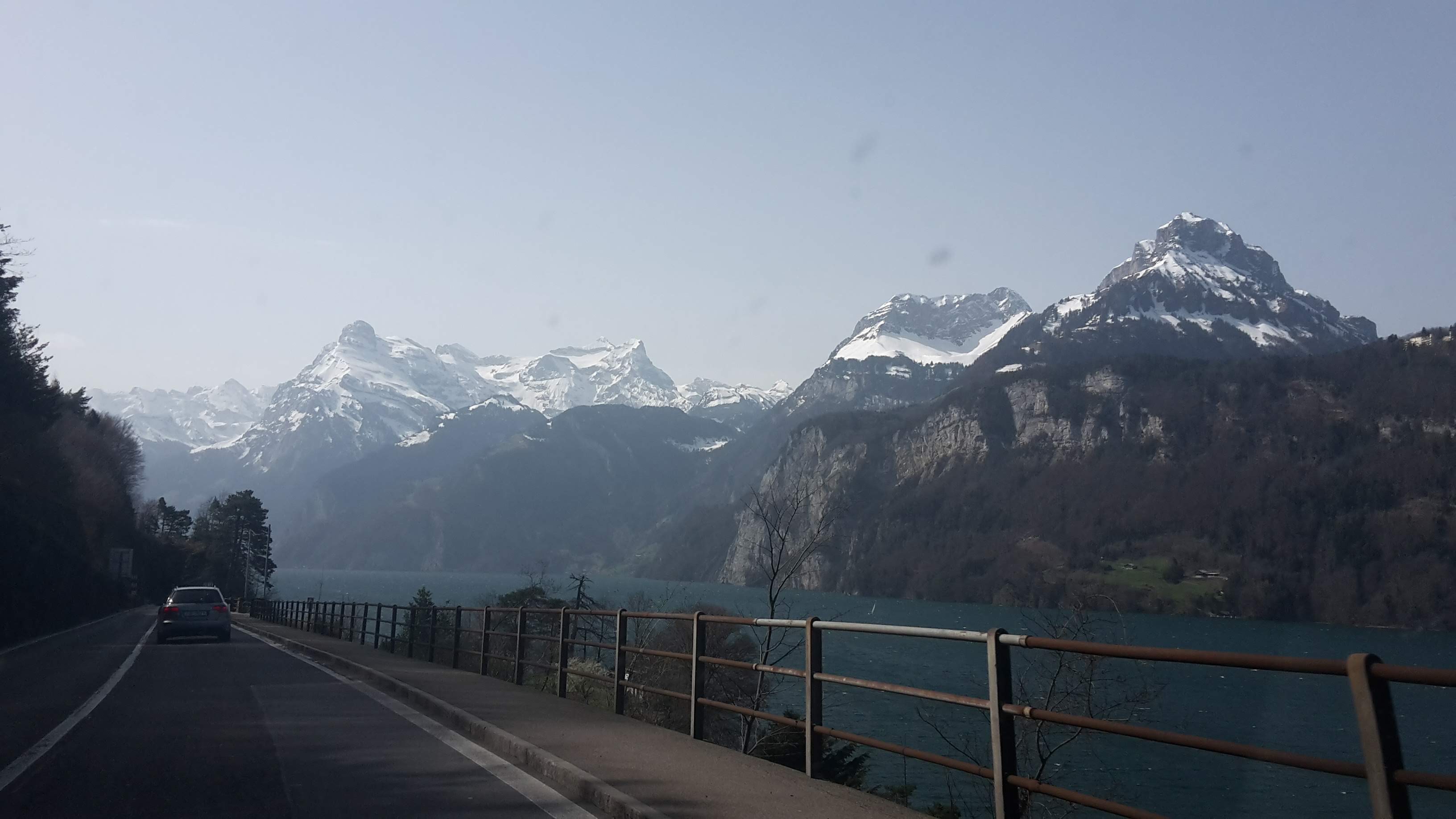 onderweg nabij Luzern